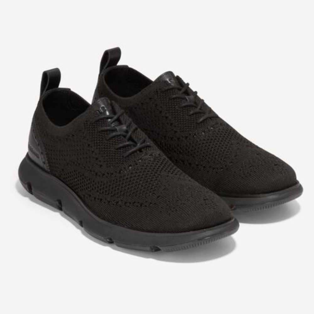 Cole Haan 4.Zerogrand Stitchlite Oxford Shoes Black Wingtip Sneakers Lace Up 13